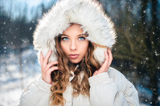 Image "Blue eyes in the snow" by Lennart Böwering