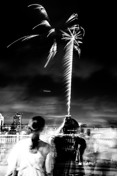 Image "Busy Fireworks" by dwain cadenas