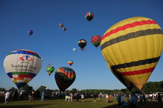 Image "Hare & Hound Hot Air Balloon Launch" by Michael Clark