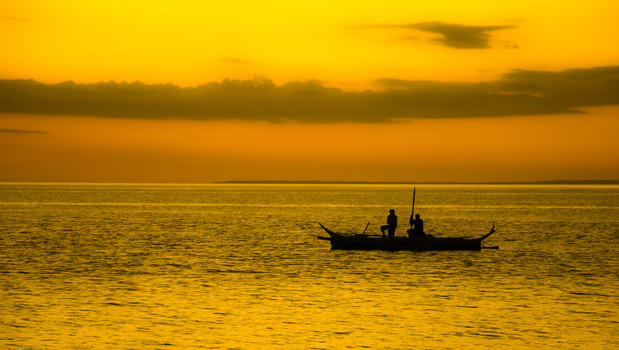 Image "Sunset at Malapascua Island, Philippines" by Ishani Niyogi