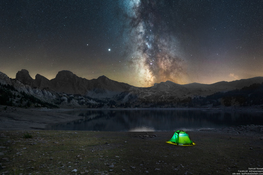 Image "Allos Lake" by Samuel Yonnet