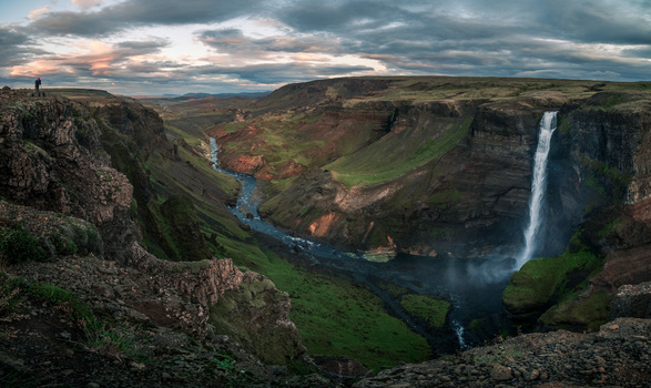 View Haifoss, Iceland by Roger Kristiansen