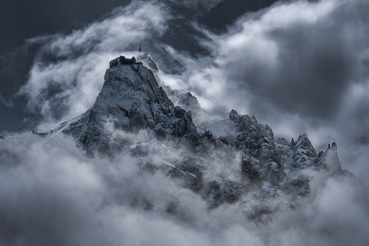 View aguille du midi by adrien willmott