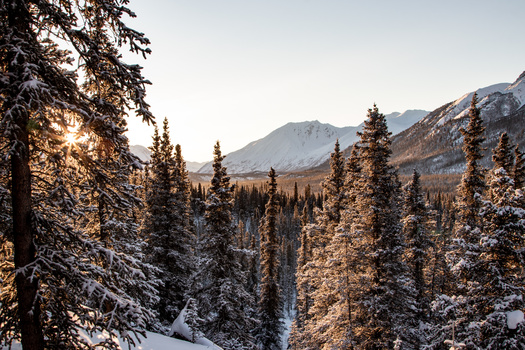 Image "Sunrise in the mountains" by John Beasley