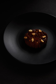Image "Extra Dark Chocolate, Peanut and Dulce de Leche" by Anthony Hart