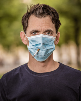 Image "The Masked Smoker" by David Brugman