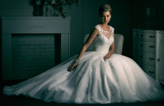 Image "Bridal Fashion Sitting Gown" by Dan Howell