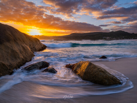 Image "Lights Beach" by Nev Clarke