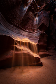 Antelope Canyon X, Arizona, USA by RYSZARD LOMNICKI