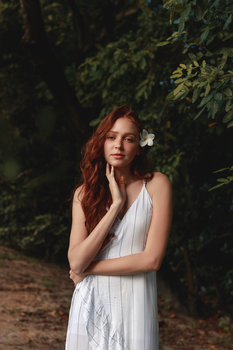Image "Nathy in the Woods" by Victor Cayke