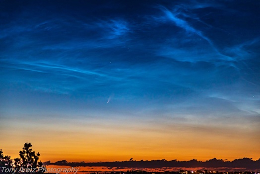 Image "Comet Neowise over Great Falls Montana" by Tony Aretz