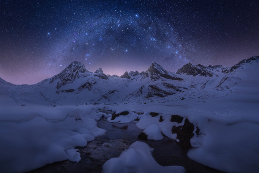Image "Dream of a winter night" by Rubén Vela Martín