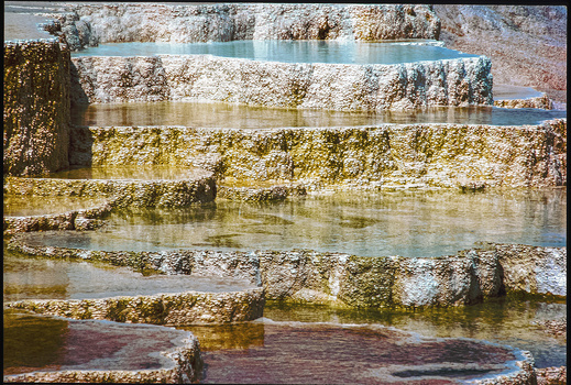 Image "Colorful Terrance Pools of Mound Spring / Don’t Go Near The Water #4" by Paul Kister
