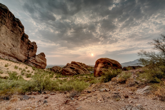 Image "Camelback sunset" by Ted Wuollet