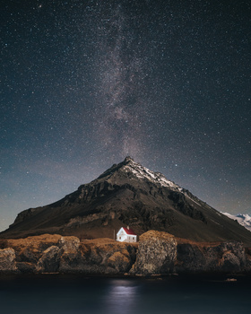Image "Arnarstapi and The Milky Way" by Stefán Ari Stefánsson
