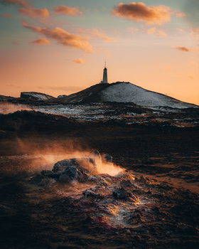 Image "Hotspring Lighthouse" by Stefán Ari Stefánsson