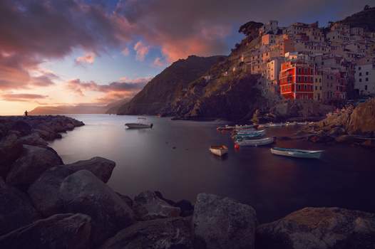 View Riomaggiore by Michael Rocktaeschel