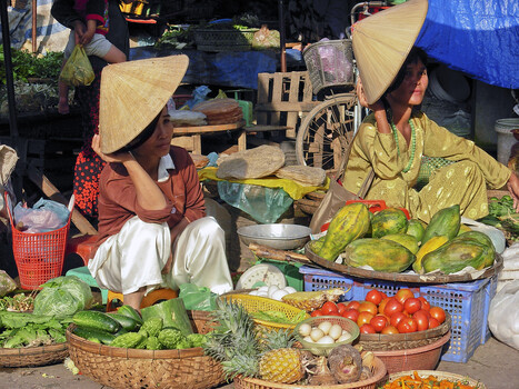 Image "Ladies in the Market" by Pat Burns
