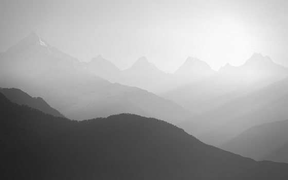 Image "Morning at Panchachuli" by Puneet Verma