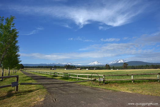 Image "The Sisters and Central Oregon Ranch, June 2023" by Gary Quay