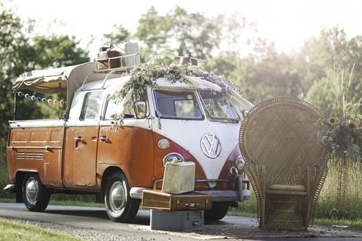 Image "The Perfect BOHO Wedding Ride" by Megan Day