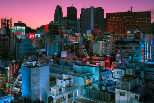 Image "Twilight in Kabukicho" by Peter Stewart