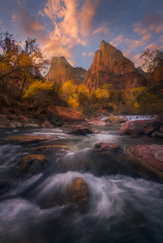 Image "Red Towers" by Matt Meisenheimer
