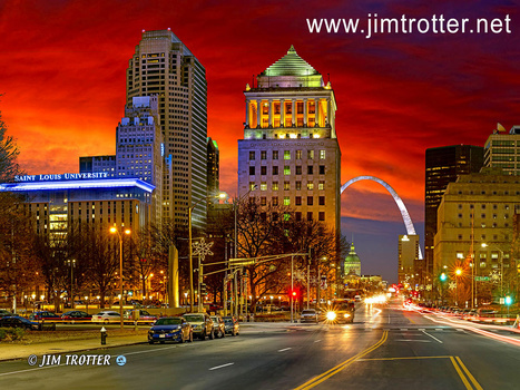 Image "Sunrise Marketstreet St Louis MO" by jim trotter