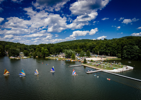 Image "Sailboat Aerial" by Michael Einreinhof