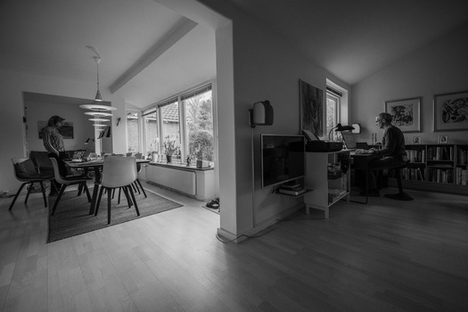 Image "A day at the home office" by Jan Villumsen