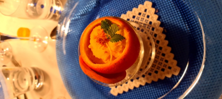 Image "Orange sorbet in an orange" by Ingerid Traetteberg