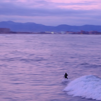 Image "Surfer Valancia Beach" by Cees Albers