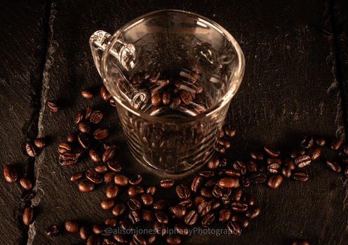 Image "Glass and Beans" by Alison Jones