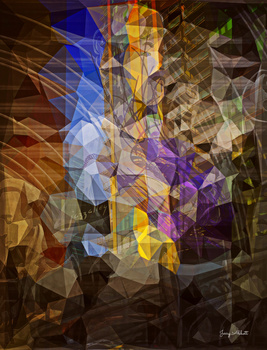 Image "Jazz Alley Abstract" by Jerry Abbott