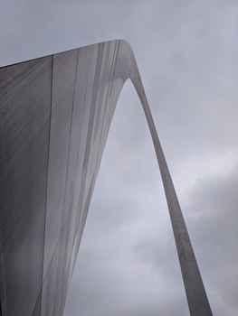 Image "Gateway Arch on a Cloudy Day" by TJ Birnbaum