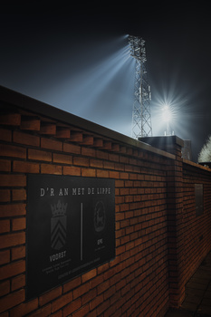 Image "Light poles of the Go ahead eagles football stadium in Deventer" by Jaimy Leemburg