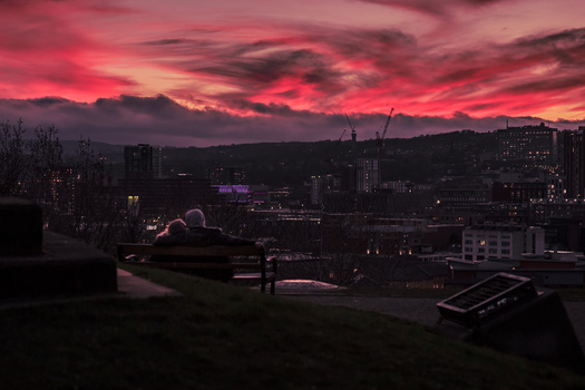 Image "Steel city sunset" by Martin Hindley