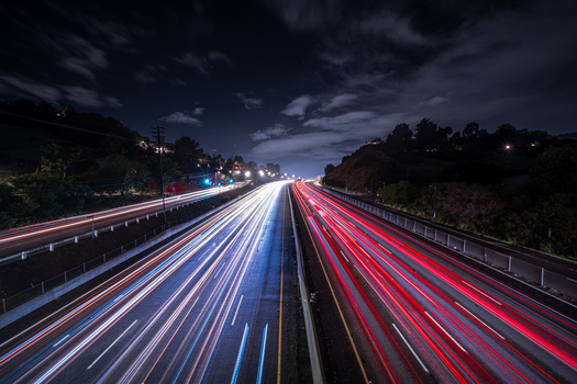 Image "LA Freeway @ Night" by Brian Wangenheim