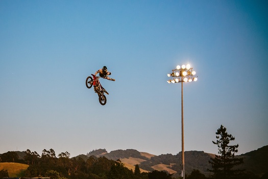 Image "Motercycle Trick" by Frank Filice