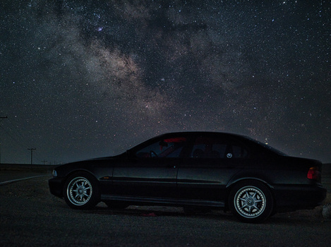 Image "Milky Way over my Car" by Joshua Knutson