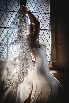 Image "Bride and veil" by Adam Galliford