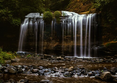 Image "Moody Osceola Falls" by Mark Kuhl