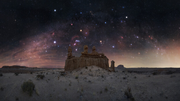 Image "Three Sisters, under a winter sky" by Javier Enjuto Garcia