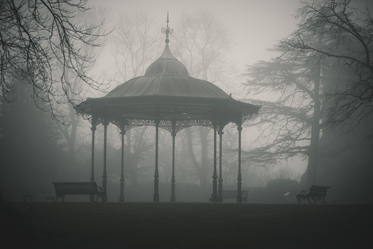 Image "Band Stand in the fog" by Greg Wyczawski