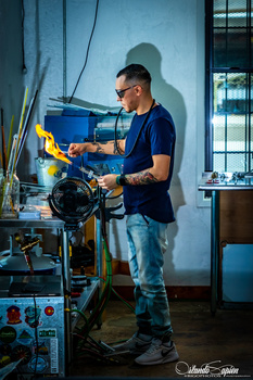 Image "Glass Artist" by Orlando Sapien