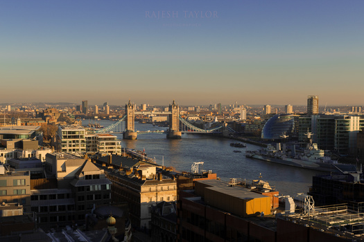 Image "City of London at Sunset" by Rajesh Taylor