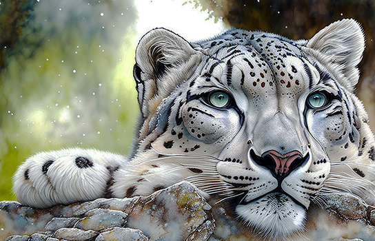 Image "snow leopard ..." by judy foote-belleci