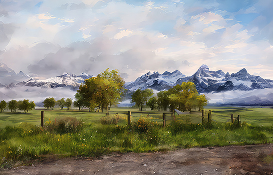 Image "mormon row ..." by judy foote-belleci