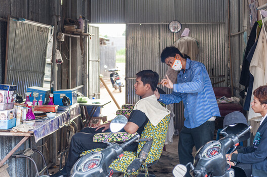 Image "Vietnam Barbershop" by Paul Papanek