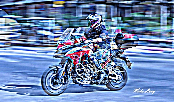 Image "Abstract Rider" by Mike Levy